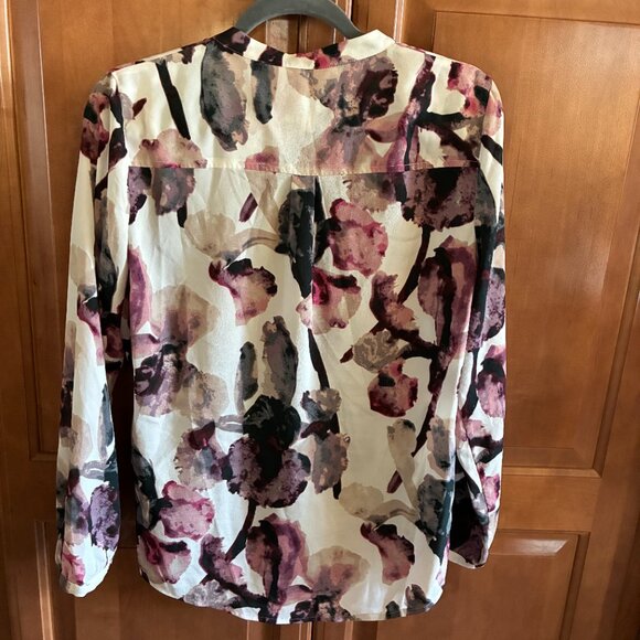 IVANKA TRUMP – Long Sleeve Colorful Blouse, Size M, RN# 54163 - Picture 4 of 12